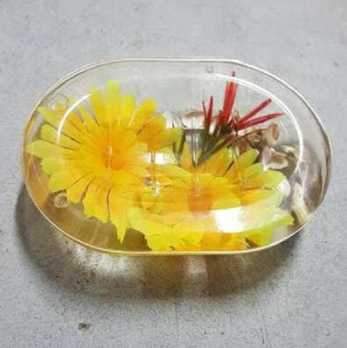 Porta-Sapone-Portasapone-Decorato-Fiore-Girasole-Bagno-Accessorio-52379
