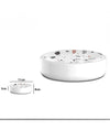 Porta Sapone Saponetta Bagno Graniglia Bianco Multicolore Accessorio Bagno 69836