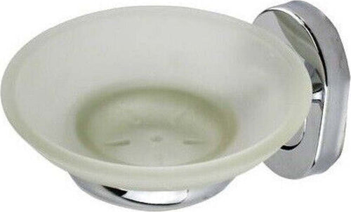 Porta Sapone Saponetta Con Piattino Vetro Satinato Parete Accessorio Bagno 69185 Casa e cucina/Bagno/Accessori per il bagno/Dosatori e porta accessori/Portasapone Trade Shop italia - Napoli, Commerciovirtuoso.it