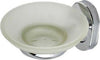 Porta-Sapone-Saponetta-Con-Piattino-Vetro-Satinato-Parete-Accessorio-Bagno-69185