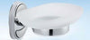 Porta Sapone Saponetta Con Piattino Vetro Satinato Parete Bagno Ovale 52009 Casa, arredamento e bricolage > Accessori Bagno > Set da Bagno Trade Shop italia - Napoli, Commerciovirtuoso.it