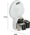 Porta Scopa Gancio Per Scope A Ventosa Supporto Parete Appendiscopa 11x6cm 59556 Fai da te/Organizzazione casa e magazzini/Articoli di immagazzinamento per garage/Rastrelliere da muro Trade Shop italia - Napoli, Commerciovirtuoso.it