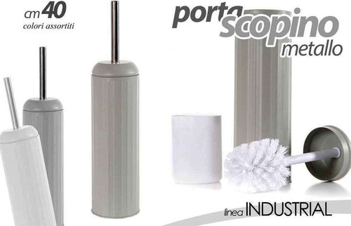 Porta Scopino 9.5 X 40 Cm Bagno In Metallo Decoro Industrial Vari Colori 747595 Casa e cucina/Bagno/Accessori per il bagno/Accessori per il WC/Scopini e porta scopini Trade Shop italia - Napoli, Commerciovirtuoso.it