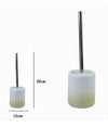 Porta Scopino Arredo Bagno Wc Toilette Bianco Giallo Con Scopino Completo 59905