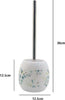 Porta Scopino Bianco Decorato Fiori Foglie Portascopino Accessori Bagno 87052 Casa e cucina/Bagno/Accessori per il bagno/Accessori per il WC/Scopini e porta scopini Trade Shop italia - Napoli, Commerciovirtuoso.it