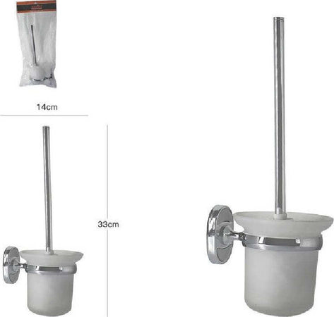 Porta Scopino Wc Completo Vetro Satinato Fissaggio A Parete Bagno Ovale 52017 Casa, arredamento e bricolage > Accessori Bagno > Scopini e Porta Scopini Trade Shop italia - Napoli, Commerciovirtuoso.it