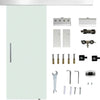Porta-Scorrevole-Interna-in-Vetro-Smerigliato-con-Binario-B1-e-Maniglia-per-Bagno-Cucina-Studio-Vetro-205x-77,5x-0,8cm-QF4E7-0017QF4