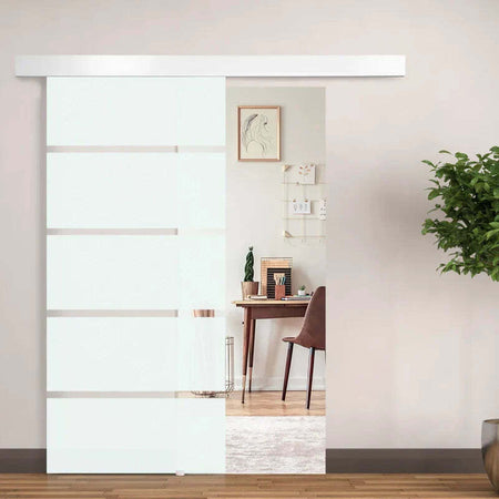 Porta-Scorrevole-Interna-in-Vetro-Smerigliato-e-Satinato-con-Binario-B2-e-Maniglia-per-Bagno-Cucina-Studio-Vetro-205x-102.5x-0,8cm-QS2E7-0016QS2