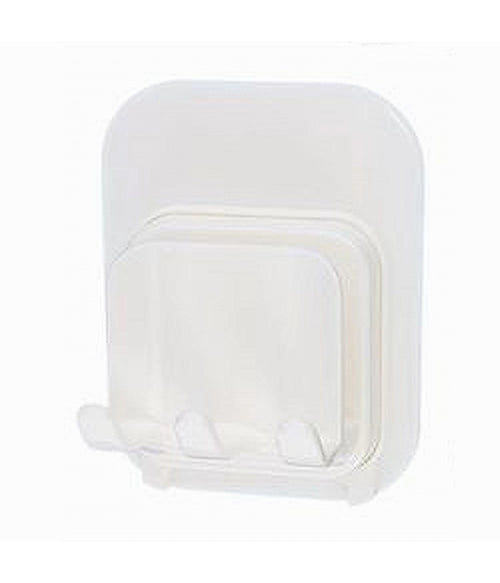 Porta Spazzolini Adesivo Doppi Ganci Multiuso Supporto Per Bagno A Parete 87360
