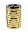 Porta Spazzolini Bicchiere A 3 Fori Oro A Righe Stile Moderno Arredo Bagno 10385