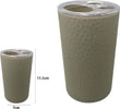 Porta Spazzolini Bicchiere Accessorio Bagno Beige 3 Fori Portaspazzolini 79178 Casa, arredamento e bricolage > Accessori Bagno > Set da Bagno Trade Shop italia - Napoli, Commerciovirtuoso.it