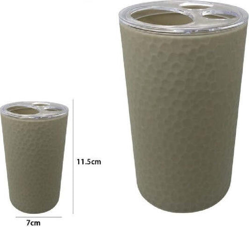 Porta-Spazzolini-Bicchiere-Accessorio-Bagno-Beige-3-Fori-Portaspazzolini-79178