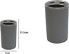 Porta-Spazzolini-Bicchiere-Accessorio-Bagno-Grigio-3-Fori-Portaspazzolini-79798