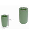 Porta Spazzolini Bicchiere Accessorio Bagno Verde A 3 Fori Portaspazzolini 79786