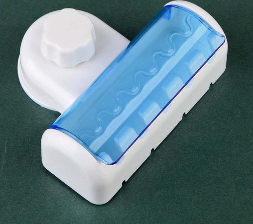 Porta Spazzolini Da Denti A 5 Posti Con Attacco A Ventosa A Parete Per Bagno Casa e cucina/Bagno/Accessori per il bagno/Dosatori e porta accessori/Bicchieri porta spazzolini Trade Shop italia - Napoli, Commerciovirtuoso.it