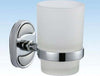 Porta Spazzolini Dentifricio Bicchiere Vetro Satinato Parete Bagno Ovale 52007 Casa, arredamento e bricolage > Accessori Bagno > Set da Bagno Trade Shop italia - Napoli, Commerciovirtuoso.it