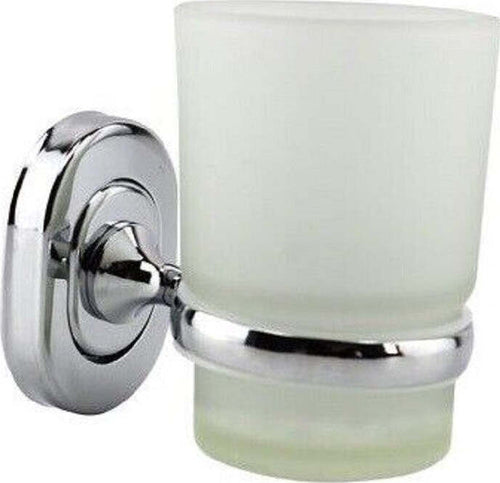 Porta Spazzolini Dentifricio Con Bicchiere Vetro Satinato A Parete Bagno 69182 Casa e cucina/Bagno/Accessori per il bagno/Dosatori e porta accessori/Bicchieri porta spazzolini Trade Shop italia - Napoli, Commerciovirtuoso.it