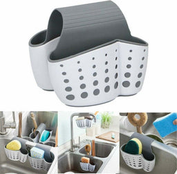 Organizzatore Per Lavello Con Mensola Porta Sapone E Porta Spugna, Accessorio Da Cucina Salvaspazio