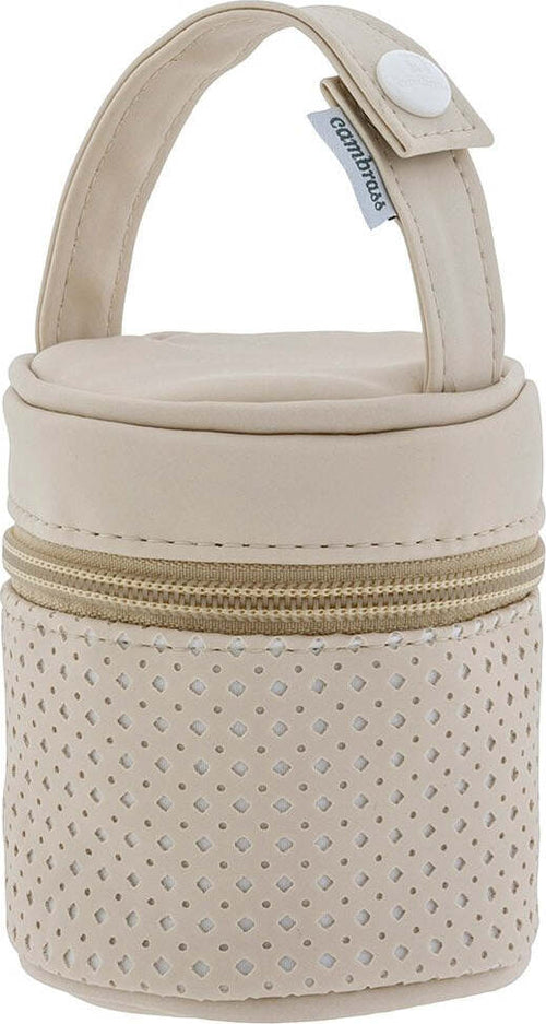 Porta Succhietto Paris Camel 8.5X8.5X11 Cm Prima infanzia/Succhietti e massaggiagengive/Porta succhietto La Casa Del Bebè - Napoli, Commerciovirtuoso.it