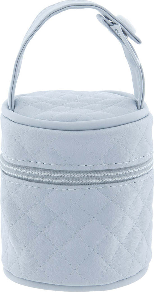 Porta Succhietto Sara Azzurro 8.5X8.5X11 Cm Prima infanzia/Succhietti e massaggiagengive/Porta succhietto La Casa Del Bebè - Napoli, Commerciovirtuoso.it