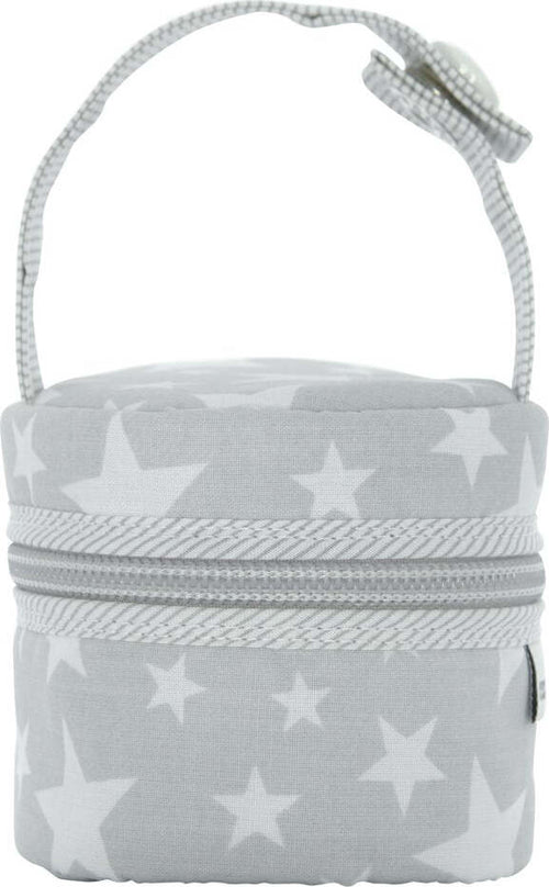 Porta Succhietto Star Grigio 8.5X8.5X11 Cm Prima infanzia/Succhietti e massaggiagengive/Porta succhietto La Casa Del Bebè - Napoli, Commerciovirtuoso.it