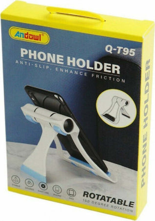 Porta Telefono Tablet Stand Da Scrivania Antiscivolo Rotazione Di 150? Q-t95 Elettronica/Cellulari e accessori/Accessori/Supporti Trade Shop italia - Napoli, Commerciovirtuoso.it