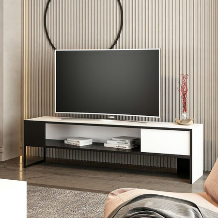 Porta tv Concordtv bianco e nero