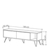Porta tv Furoki colore rovere 150x50