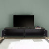 Porta TV Giugi 4 ante nero frassinato 206x40x51