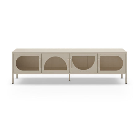 Porta tv Tayra in metallo 4 ante 180 cm. colore crema