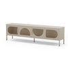 Porta tv Tayra in metallo 4 ante 180 cm. colore crema