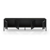 Porta tv Tayra in metallo 4 ante 180 cm. colore nero