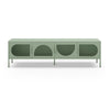 Porta tv Tayra in metallo 4 ante 180 cm. colore verde menta