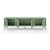 Porta tv Tayra in metallo 4 ante 180 cm. colore verde menta
