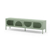 Porta tv Tayra in metallo 4 ante 180 cm. colore verde menta