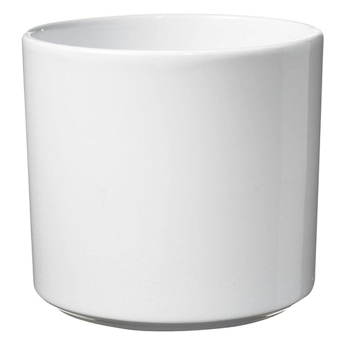 Porta vaso in ceramica Classic piccolo da esterno ed interno moderno