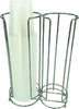 Portabicchieri-Doppio-Caffe-Organizer-A-2-Cilindri-In-Metallo-Cromato-Cucina