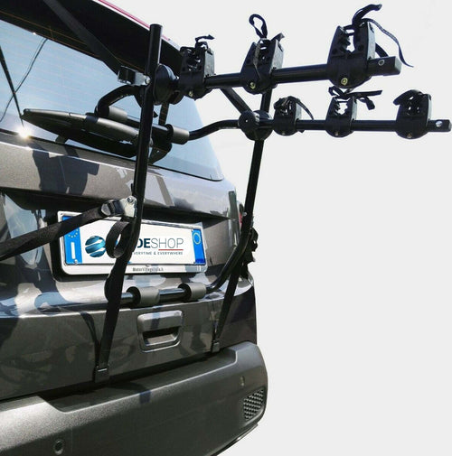 Portabici Universale Posteriore Da Auto Per Trasporto Di 3 Bici O Mountain Bike Auto e Moto/Accessori per viaggio e trasporto/Portapacchi e box da tetto/Supporti per biciclette Trade Shop italia - Napoli, Commerciovirtuoso.it