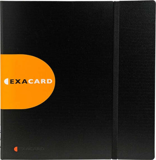 Portabiglietti da visita Exacard - 320 posti - 26 5x25 cm - nero - Exacompta Cancelleria e prodotti per ufficio/Archivio ufficio e accessori per scrivania/Accessori da scrivania e archiviazione/Porta biglietti da visita Eurocartuccia - Pavullo, Commerciovirtuoso.it