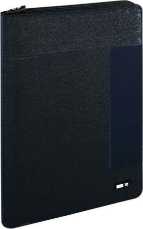 Portablocco - tessuto - nero - 26x34 cm - City Time Cancelleria e prodotti per ufficio/Archivio ufficio e accessori per scrivania/Archivio ufficio/Portablocchi e portamoduli Eurocartuccia - Pavullo, Commerciovirtuoso.it