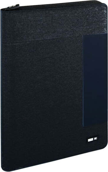 Portablocco - tessuto - nero - 26x34 cm - City Time Cancelleria e prodotti per ufficio/Archivio ufficio e accessori per scrivania/Archivio ufficio/Portablocchi e portamoduli Eurocartuccia - Pavullo, Commerciovirtuoso.it