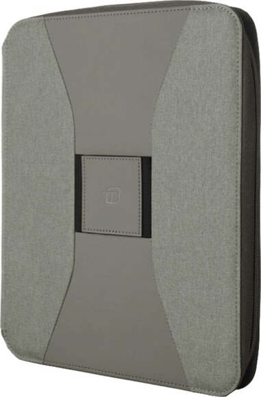 Portablocco Canvass - in tela - con zip - 26x33 cm - grigio - InTempo Cancelleria e prodotti per ufficio/Archivio ufficio e accessori per scrivania/Archivio ufficio/Portablocchi e portamoduli Eurocartuccia - Pavullo, Commerciovirtuoso.it