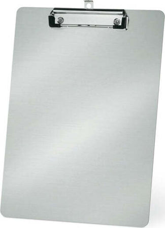 Portablocco in alluminio con molla e gancio - 230 x 315mm - Lebez Cancelleria e prodotti per ufficio/Archivio ufficio e accessori per scrivania/Archivio ufficio/Portablocchi e portamoduli Eurocartuccia - Pavullo, Commerciovirtuoso.it