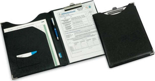 Portablocco in similpelle con tasca - nero - 24 x 31cm - Lebez Cancelleria e prodotti per ufficio/Archivio ufficio e accessori per scrivania/Archivio ufficio/Portablocchi e portamoduli Eurocartuccia - Pavullo, Commerciovirtuoso.it