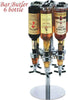 Portabottiglie-Spillatore-Dosatore-Tavolo-Tavola-Birra-Bevande-Alcolici-6-Posti