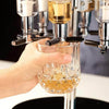 Portabottiglie-Spillatore-Dosatore-Tavolo-Tavola-Birra-Bevande-Alcolici-6-Posti