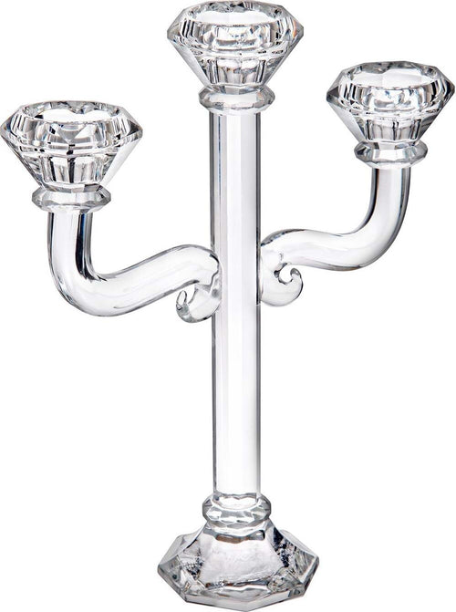 Portacandela 3 posti in vetro trigono h28cm candelabro per 3 candele elegante Casa e cucina/Decorazioni per interni/Candele e portacandele/Candele/Candele a colonna MagiediNatale.it - Altamura, Commerciovirtuoso.it