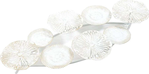 Portacandela in metallo decorazione natalizia centritavola elegante 52 cm Casa e cucina/Decorazioni per interni/Candele e portacandele/Candele/Candele a colonna MagiediNatale.it - Altamura, Commerciovirtuoso.it