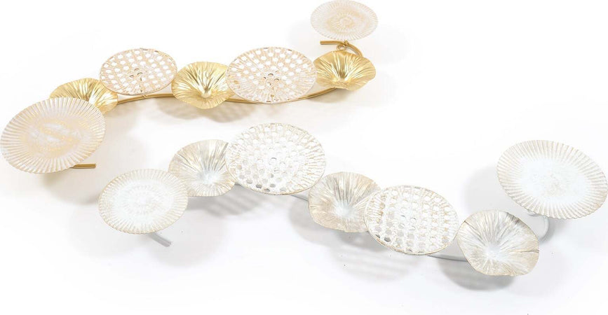 Portacandela in metallo decorazione natalizia centritavola elegante 58 cm Casa e cucina/Decorazioni per interni/Candele e portacandele/Candele/Candele a colonna MagiediNatale.it - Altamura, Commerciovirtuoso.it