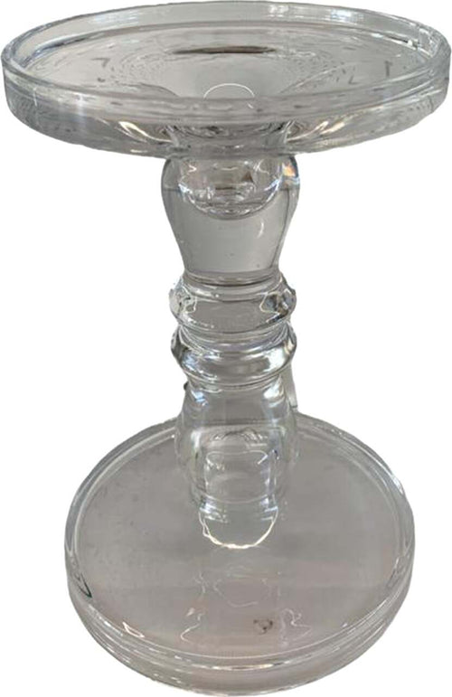 Portacandela in vetro candelabro per candela elegante. Casa e cucina/Decorazioni per interni/Candele e portacandele/Candele/Candele a colonna MagiediNatale.it - Altamura, Commerciovirtuoso.it